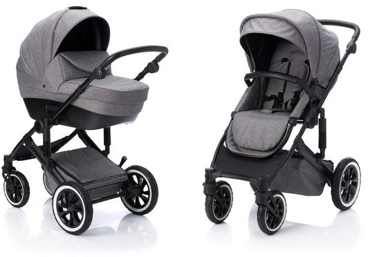 Fillikid Kombi Kinderwagen Tiger hellgrau Melange