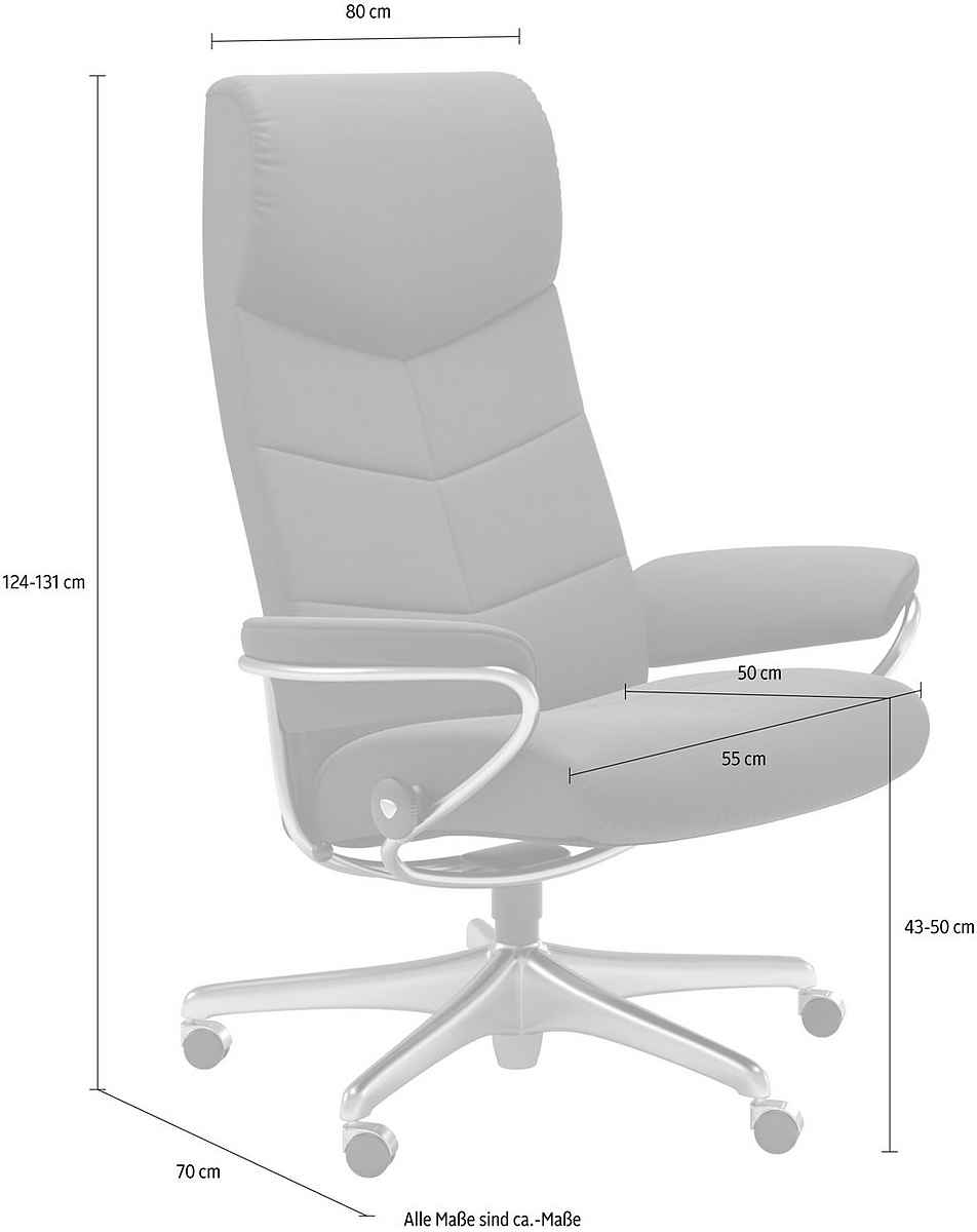 Stressless Relaxsessel Dublin High Back mit Home Office Base