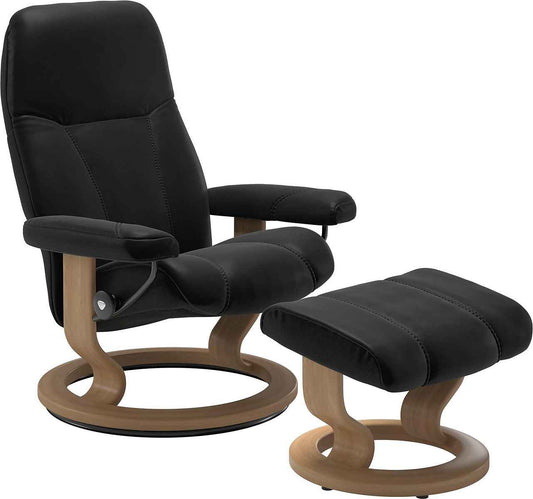 Stressless Relaxsessel mit Hocker mit Classic Base Größe Lp