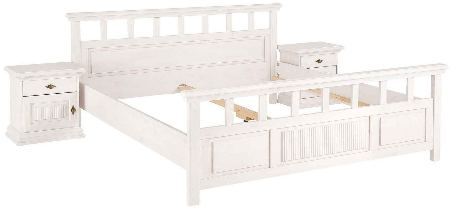 Home affaire Massivholzbett Minsk aus massiver Kiefer