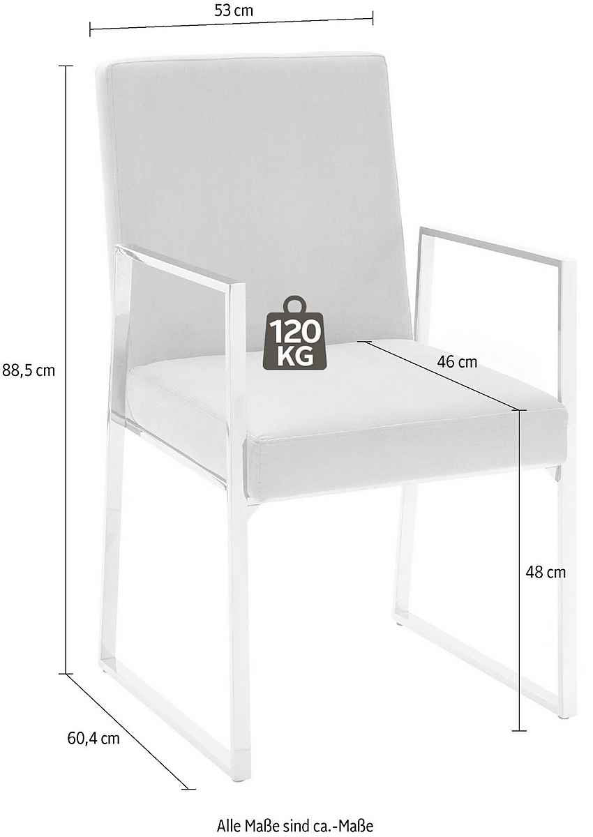Guido Maria Kretschmer Home & Living Stuhl Kiarwei im 2er Set