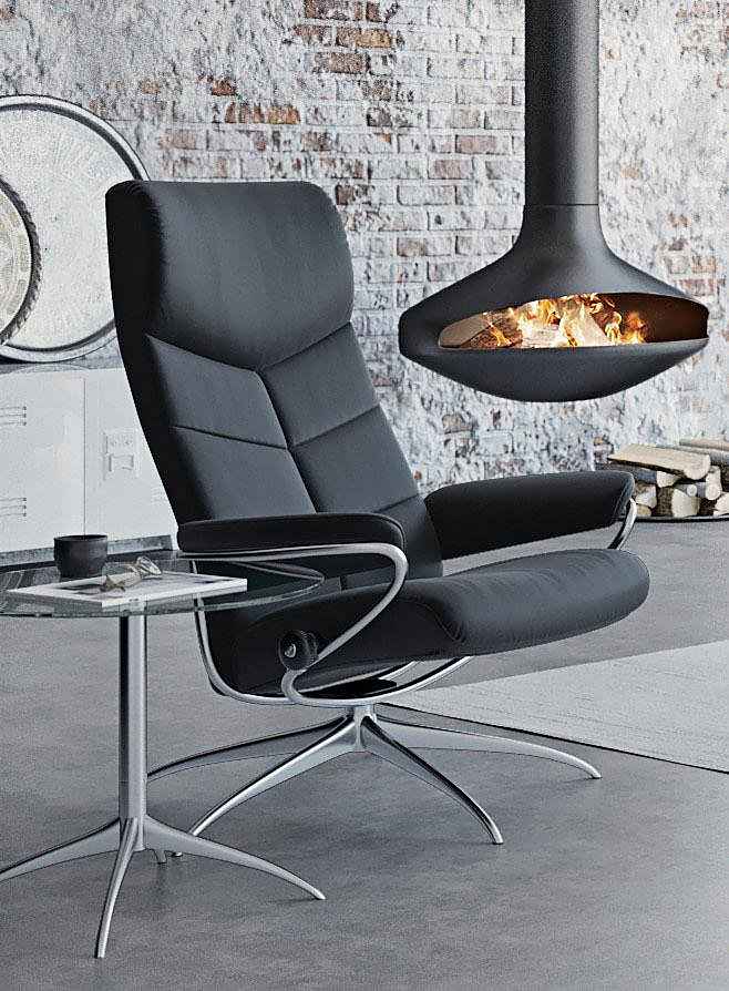 Stressless Relaxsessel Dublin mit Hocker High Back